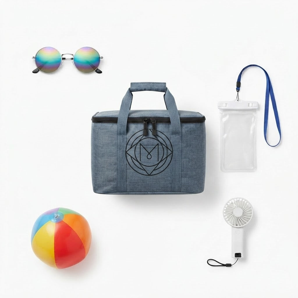 Kit Beach Experience – Kit de Bienvenida Playero con Hielera, Lentes y Pelota Inflable
