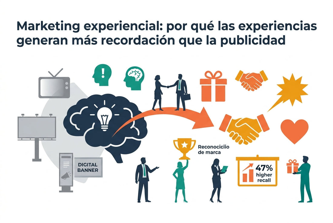 Las personas olvidan anuncios. No olvidan experiencias.