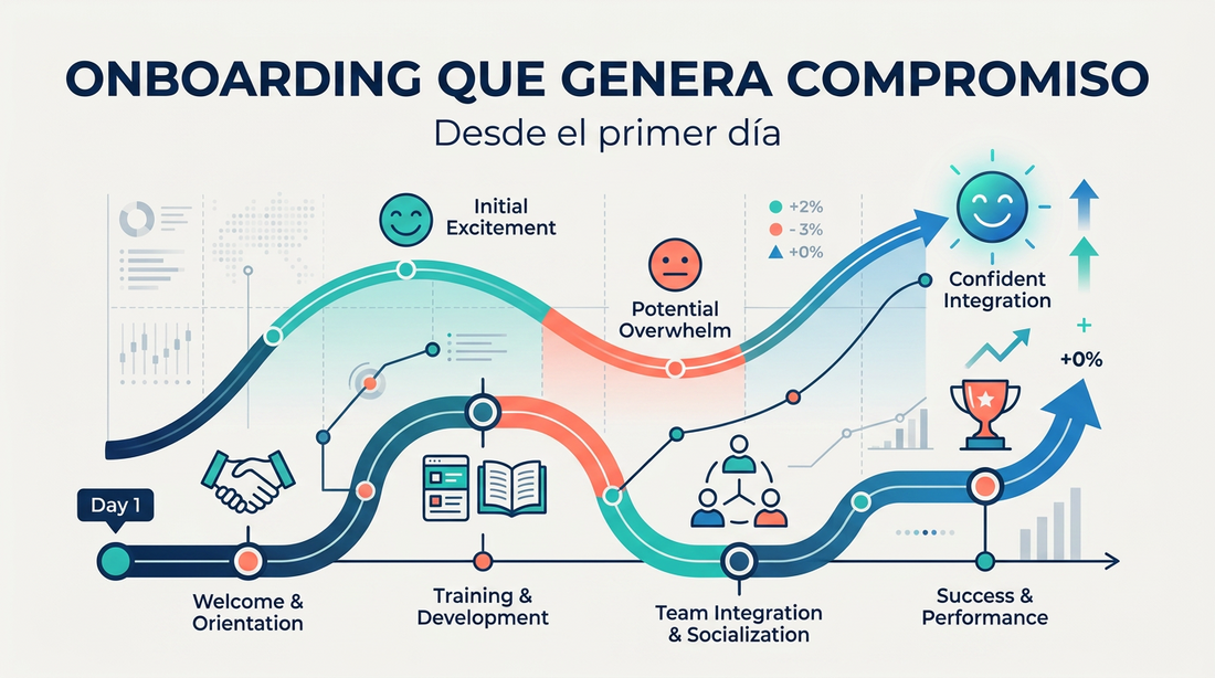 Cómo crear una experiencia de onboarding que genere compromiso desde el primer día