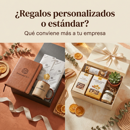¿Regalos personalizados o estándar? Qué conviene más a tu empresa